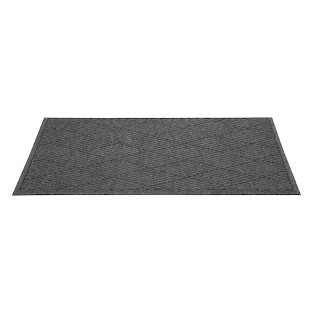Guardian Floor Protection Floor Mat, 0.25" Thick, Charcoal, 36 in W x 120 in L EGDFB031004